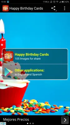 Happy Birthday Cards android App screenshot 0