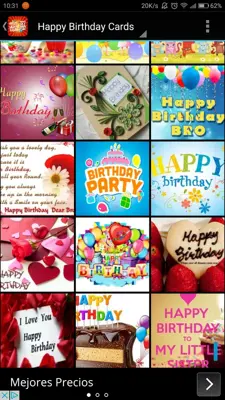 Happy Birthday Cards android App screenshot 3